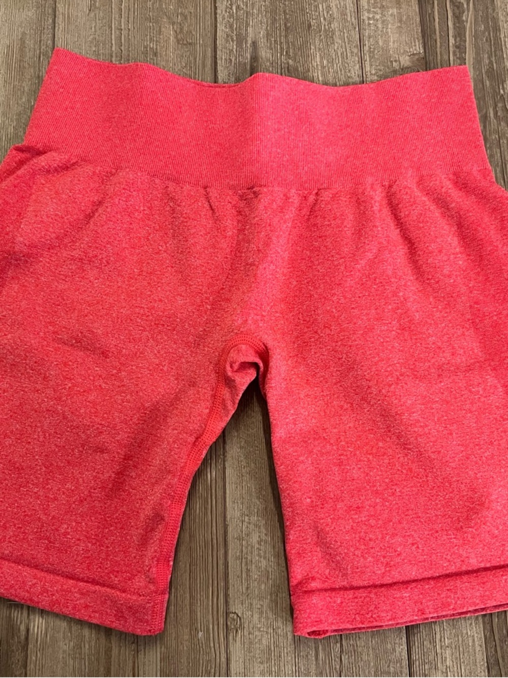 NVGTN Coral Red Women's Athletic Stretch Shorts